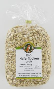 Haferflocken, grob, Bio, 500 g